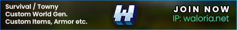 WaloriaSMP | Towny Minecraft 1.19.3 server
